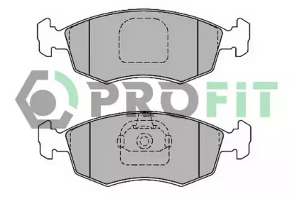 Комплект тормозных колодок PROFIT 5000-1376