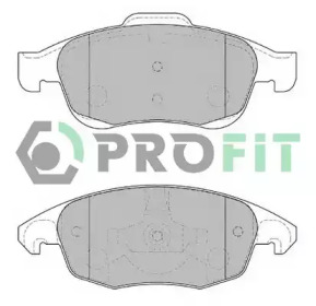 Комплект тормозных колодок PROFIT 5000-1971
