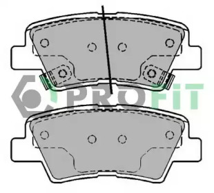 Комплект тормозных колодок PROFIT 5000-2028