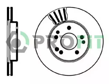 Тормозной диск PROFIT 5010-0181