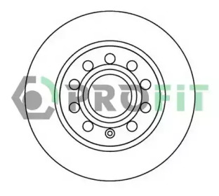 Тормозной диск PROFIT 5010-1224