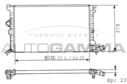 Теплообменник AUTOGAMMA 100208