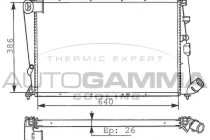 Теплообменник AUTOGAMMA 100217