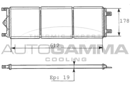 Теплообменник AUTOGAMMA 100223