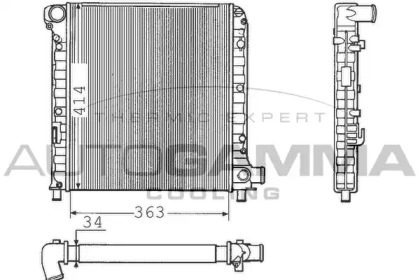 Теплообменник AUTOGAMMA 100270