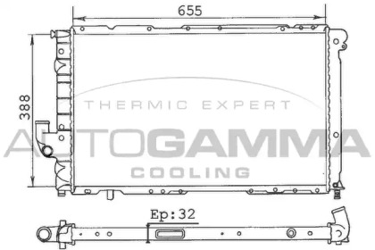 Теплообменник AUTOGAMMA 100274