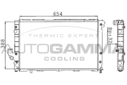 Теплообменник AUTOGAMMA 100283