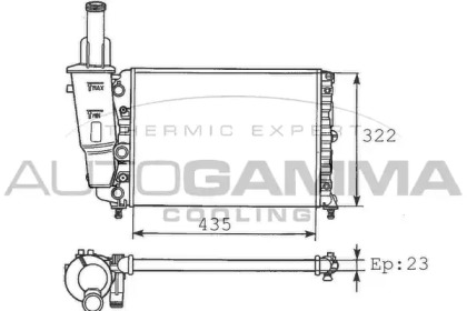 Теплообменник AUTOGAMMA 100291