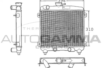 Теплообменник AUTOGAMMA 100302