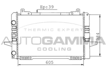 Теплообменник AUTOGAMMA 100384
