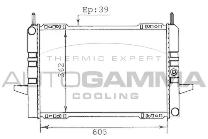 Теплообменник AUTOGAMMA 100391
