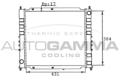 Теплообменник AUTOGAMMA 100421