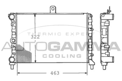 Теплообменник AUTOGAMMA 100451