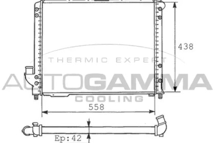Теплообменник AUTOGAMMA 100466
