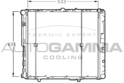 Теплообменник AUTOGAMMA 100547