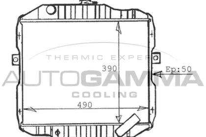 Теплообменник AUTOGAMMA 100591