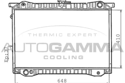 Теплообменник AUTOGAMMA 100612