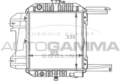 Теплообменник AUTOGAMMA 100618