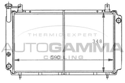 Теплообменник AUTOGAMMA 100647