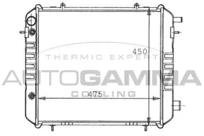 Теплообменник AUTOGAMMA 100660