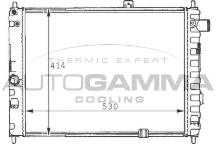 Теплообменник AUTOGAMMA 100664