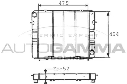 Теплообменник AUTOGAMMA 100703