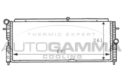 Теплообменник AUTOGAMMA 100707