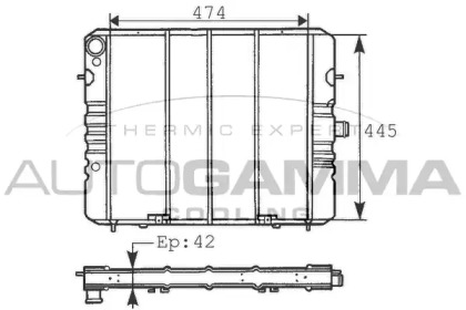 Теплообменник AUTOGAMMA 100724