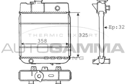 Теплообменник AUTOGAMMA 100739