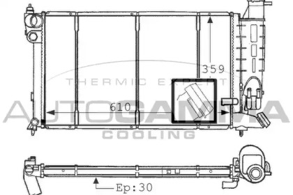 Теплообменник AUTOGAMMA 100754