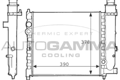 Теплообменник AUTOGAMMA 100758