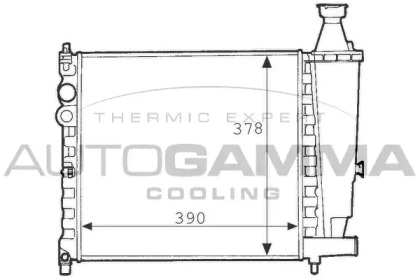 Теплообменник AUTOGAMMA 100760