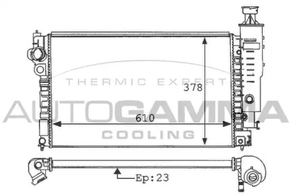Теплообменник AUTOGAMMA 100771