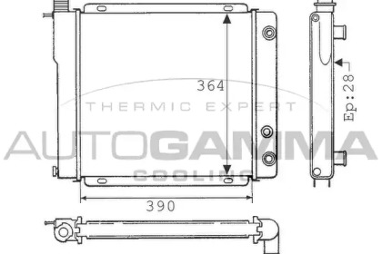 Теплообменник AUTOGAMMA 100794