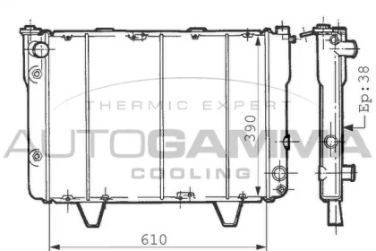Теплообменник AUTOGAMMA 100803