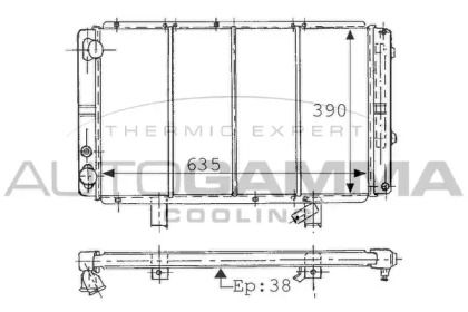 Теплообменник AUTOGAMMA 100811