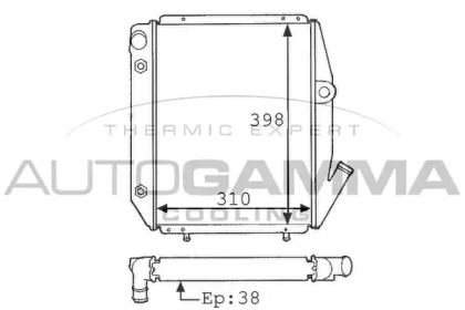 Теплообменник AUTOGAMMA 100827