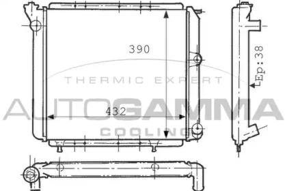 Теплообменник AUTOGAMMA 100832