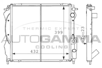 Теплообменник AUTOGAMMA 100885