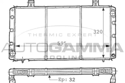 Теплообменник AUTOGAMMA 100934