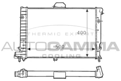 Теплообменник AUTOGAMMA 100941