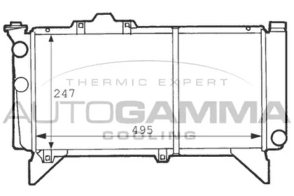 Теплообменник AUTOGAMMA 100984