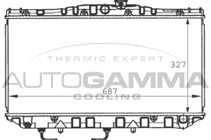 Теплообменник AUTOGAMMA 100989