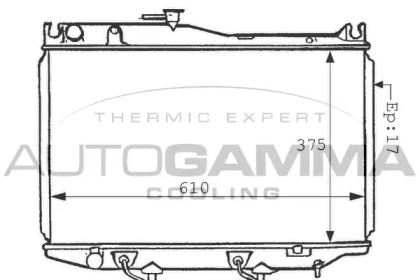 Теплообменник AUTOGAMMA 101004