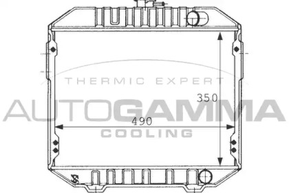 Теплообменник AUTOGAMMA 101021