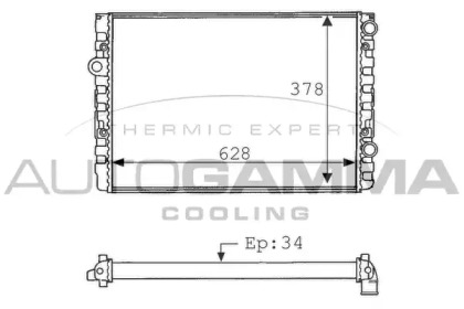 Теплообменник AUTOGAMMA 101062