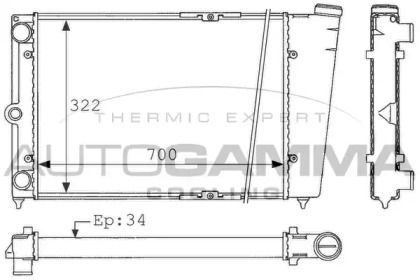 Теплообменник AUTOGAMMA 101065