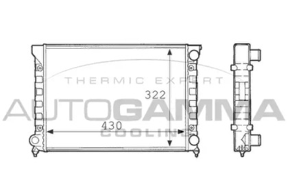 Теплообменник AUTOGAMMA 101069