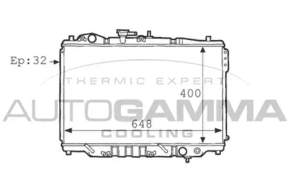 Теплообменник AUTOGAMMA 101131