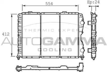 Теплообменник AUTOGAMMA 101151